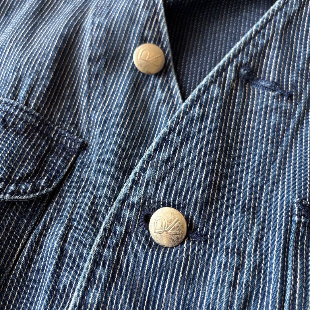 45r デニム　ヒッコリー　ジャケット
