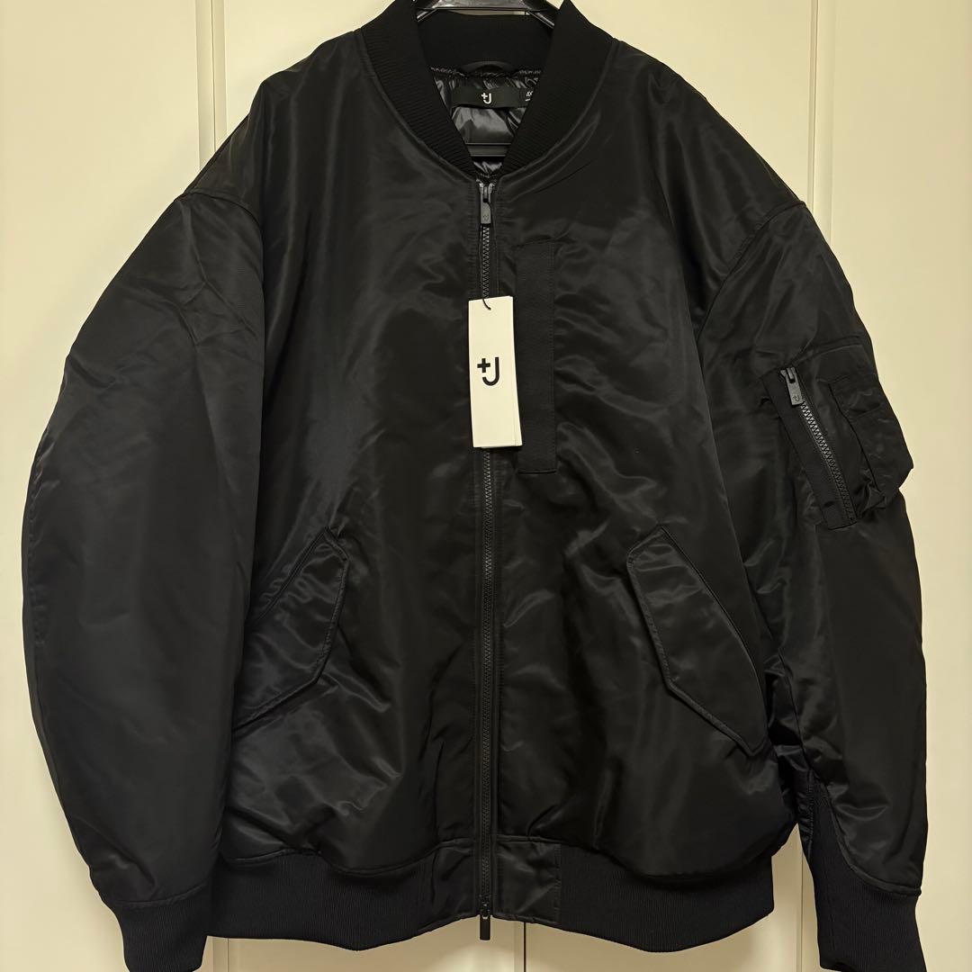 【新品】ユニクロ ＋J ハイブリッドダウンオーバーサイズMA-1 4XL