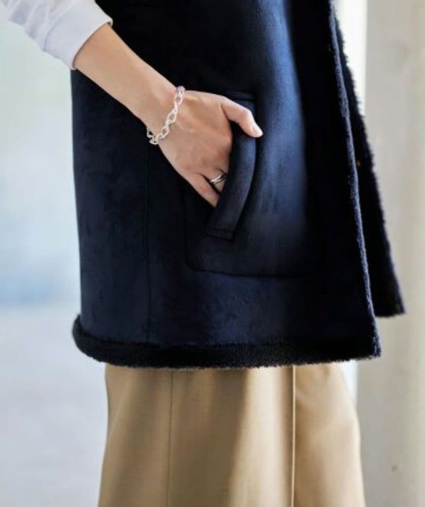 【新品未使用】JOURNAL STANDARDフェイクムートンリバーシブルベスト