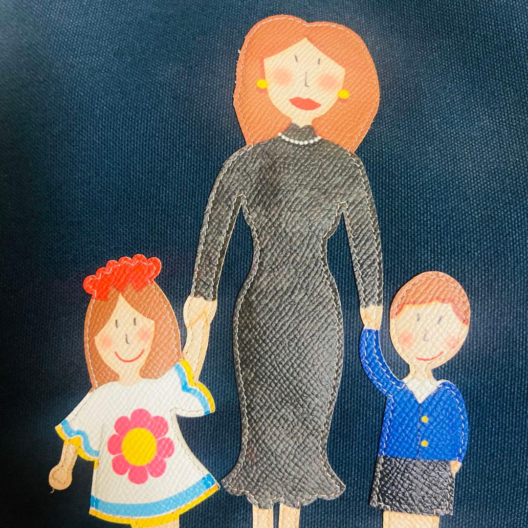 DOLCE&GABBANA✨ドルガバ✨トートバッグ✨アップリケ✨家族✨手提げ✨