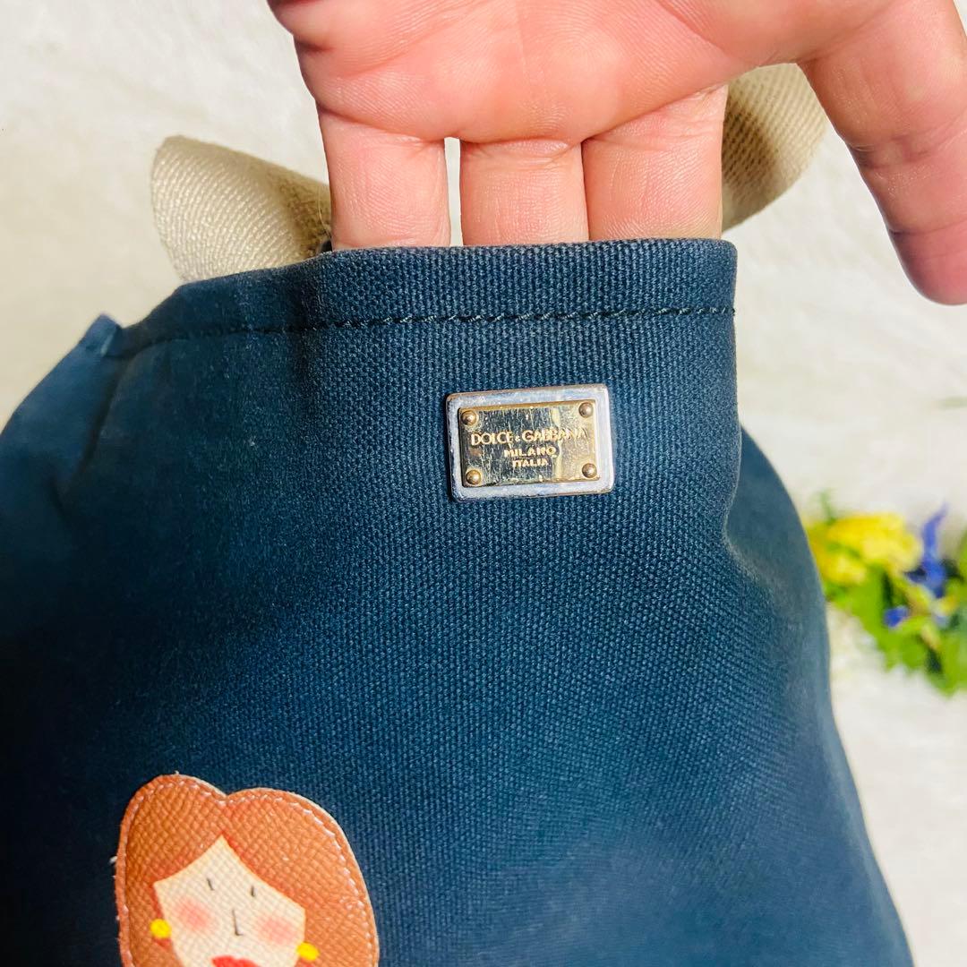 DOLCE&GABBANA✨ドルガバ✨トートバッグ✨アップリケ✨家族✨手提げ✨