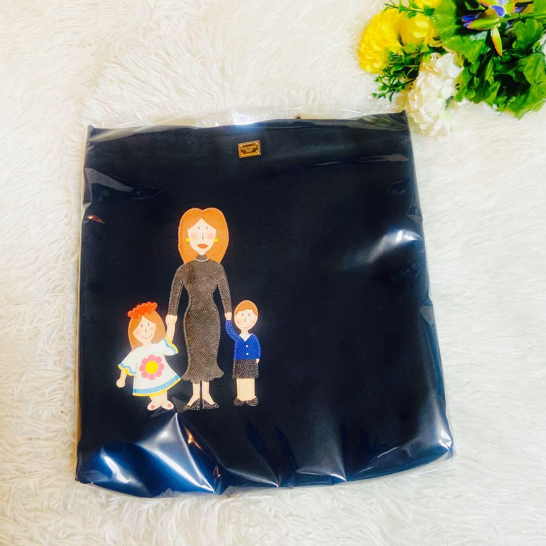 DOLCE&GABBANA✨ドルガバ✨トートバッグ✨アップリケ✨家族✨手提げ✨