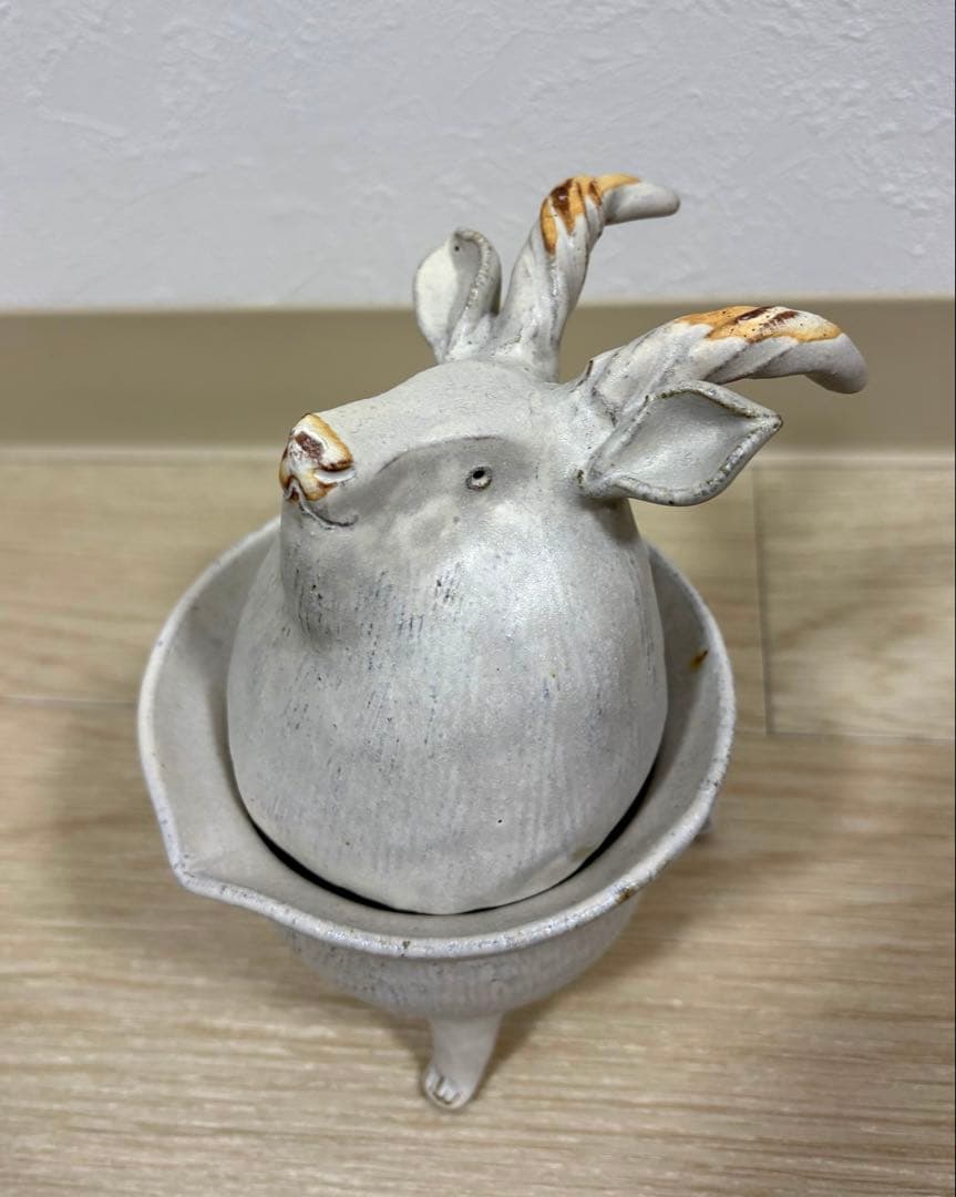 白井隆二　器のしごと　村上直子　動物　カップ　蓋付き　茶碗蒸し　sakeカップ