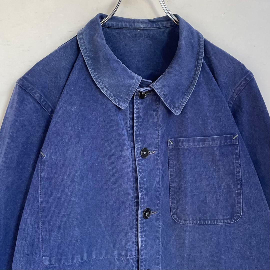 60s 70s フランス軍 セントジェームス カバーオール ワークジャケット