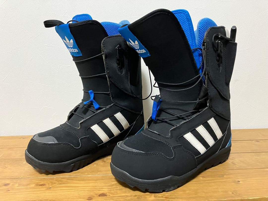 美品 adidas スノーボードブーツ ZX500 27cm 黒/青