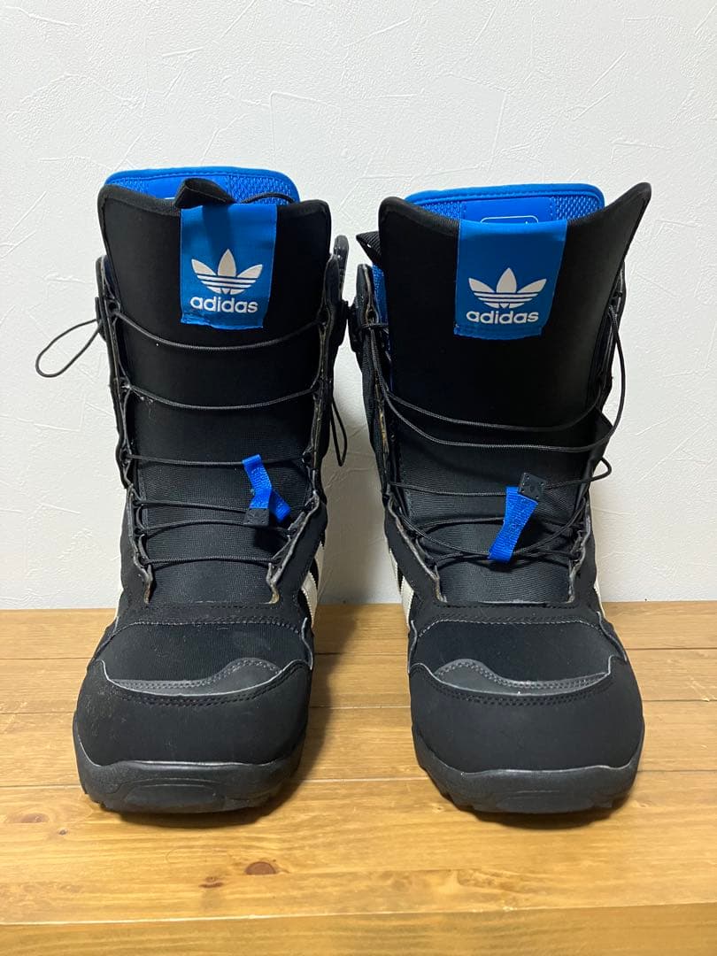 美品 adidas スノーボードブーツ ZX500 27cm 黒/青