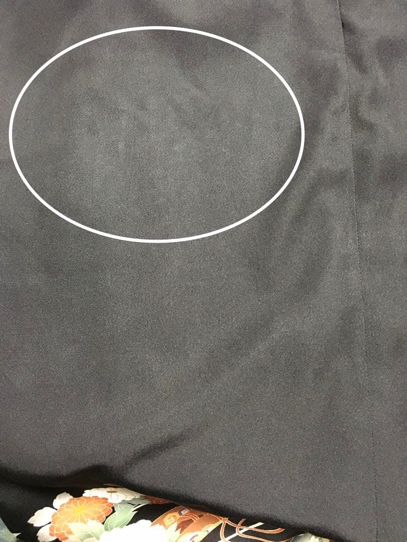 結婚式に！着物リメイク　正絹留袖ドレス　ロングワンピース　「雪輪に牡丹」Bタイプ