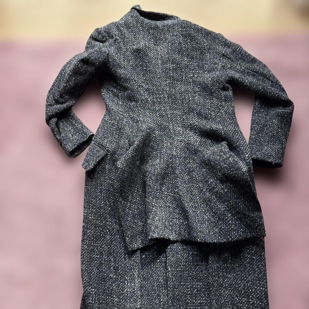 ヨウジヤマモトウールアシンメトリーロングコート