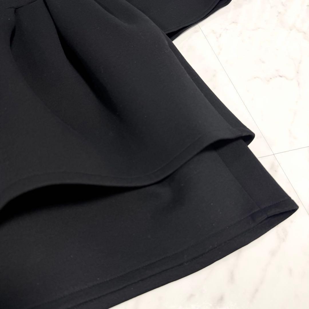 【美品】完売品✨️ロージーモンスター ノーカラー プックリ ジャケット フリル 黒