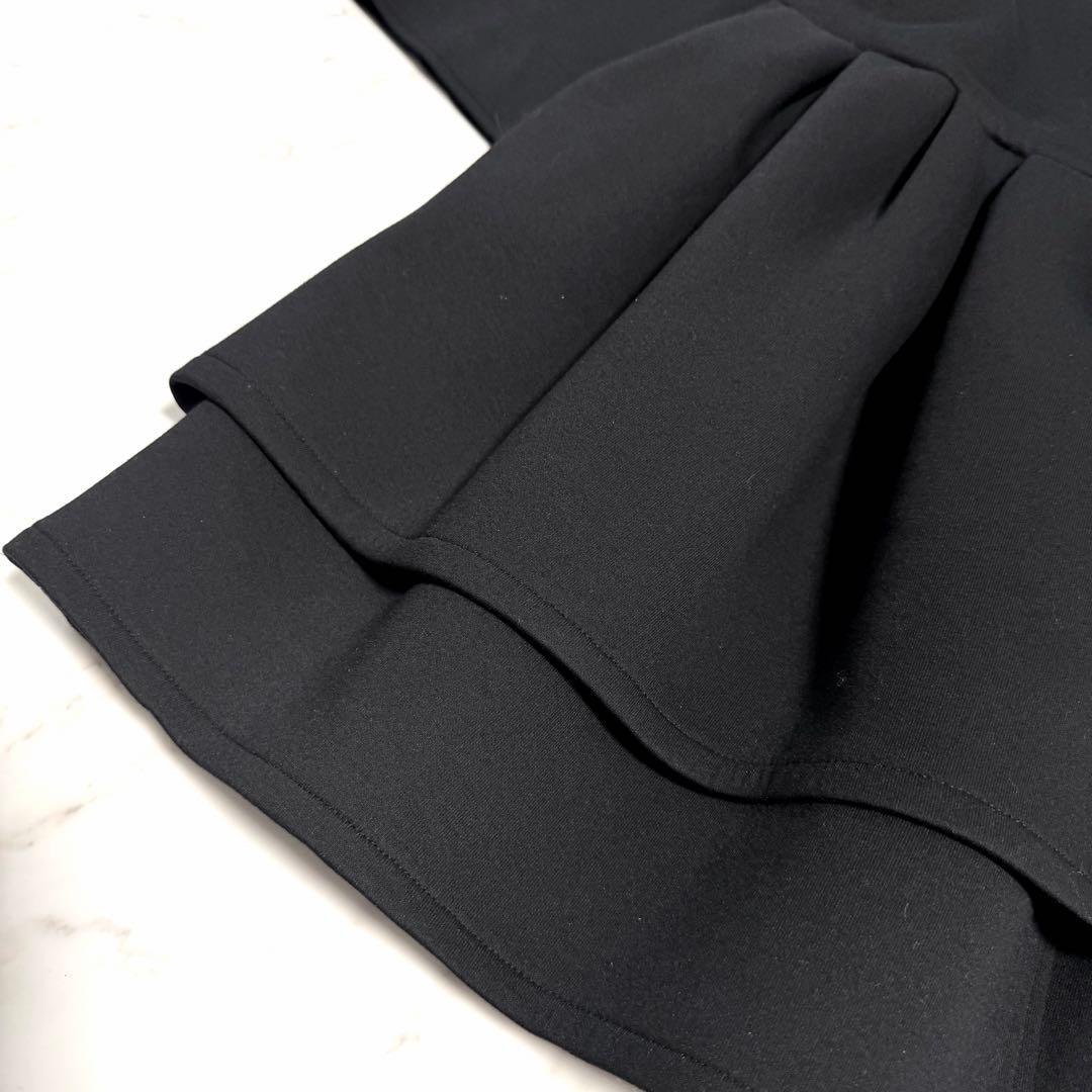 【美品】完売品✨️ロージーモンスター ノーカラー プックリ ジャケット フリル 黒