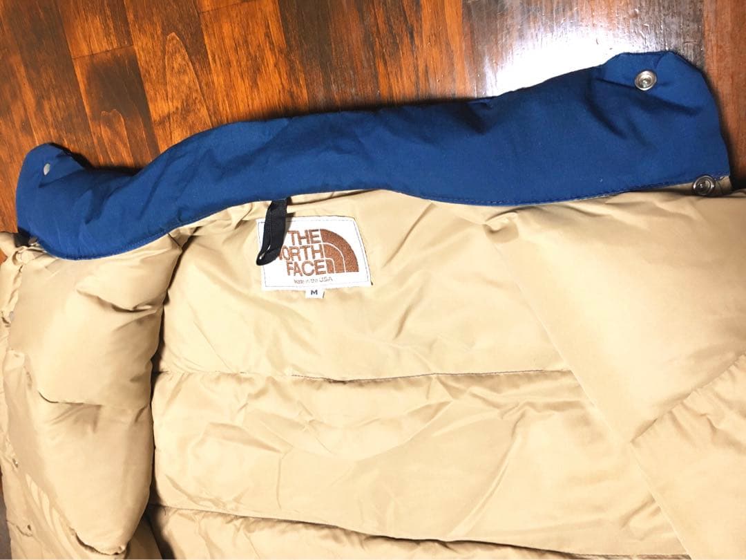80S　NORTH FACE　茶タグ　ダウンベスト　USA製　ヴィンテージ　美品