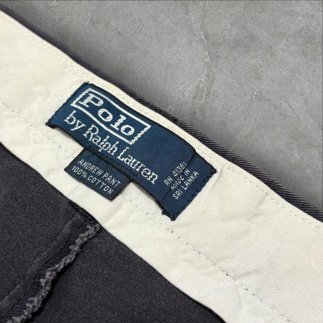 00sラルフローレンPolobyRalphLauren 2タックチノパンW35