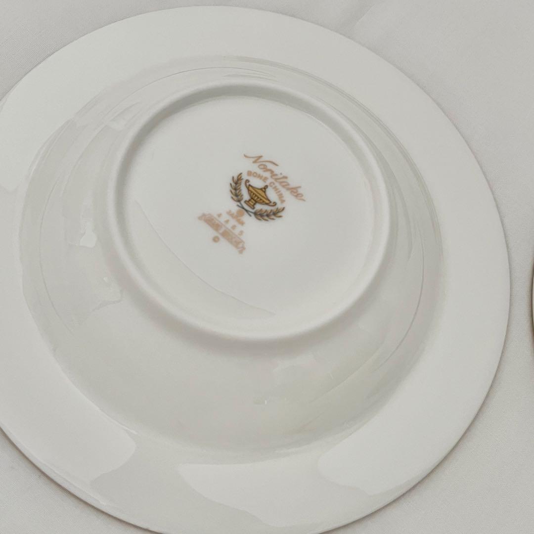 美品　ノリタケ　グランブロシェ ５枚組 16cm ベリー皿　ランプ印