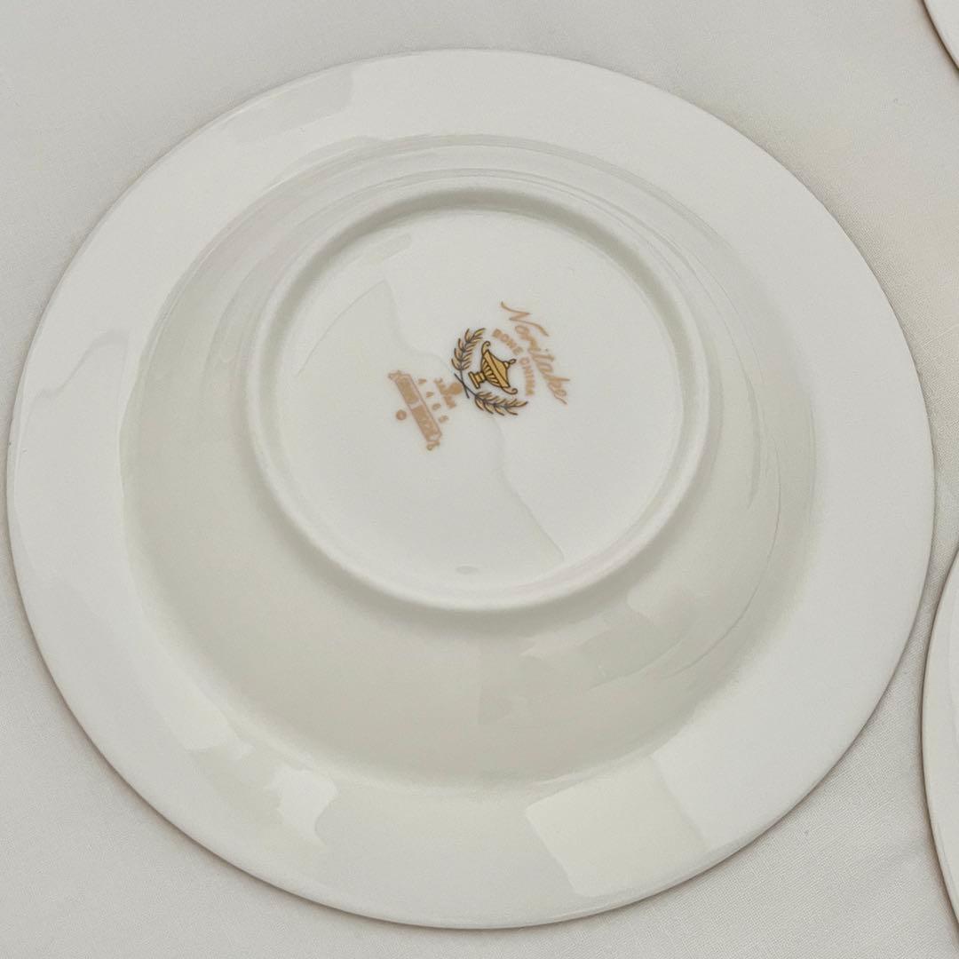 美品　ノリタケ　グランブロシェ ５枚組 16cm ベリー皿　ランプ印