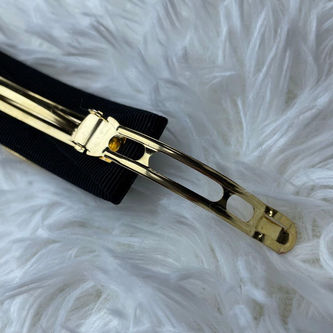 【美品】フェラガモ Ferragamo バレッタ ヴァラリボン リボン 黒