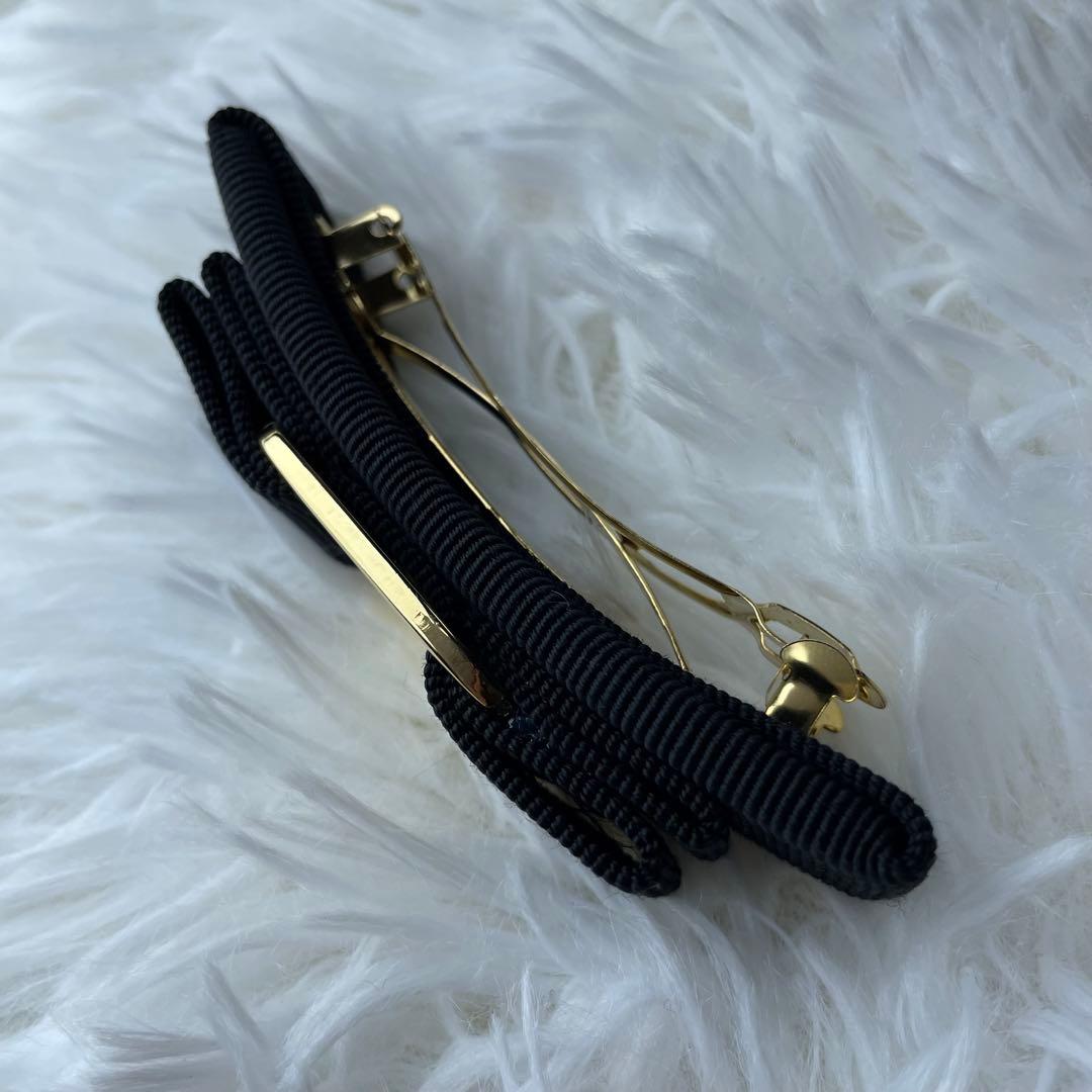 【美品】フェラガモ Ferragamo バレッタ ヴァラリボン リボン 黒