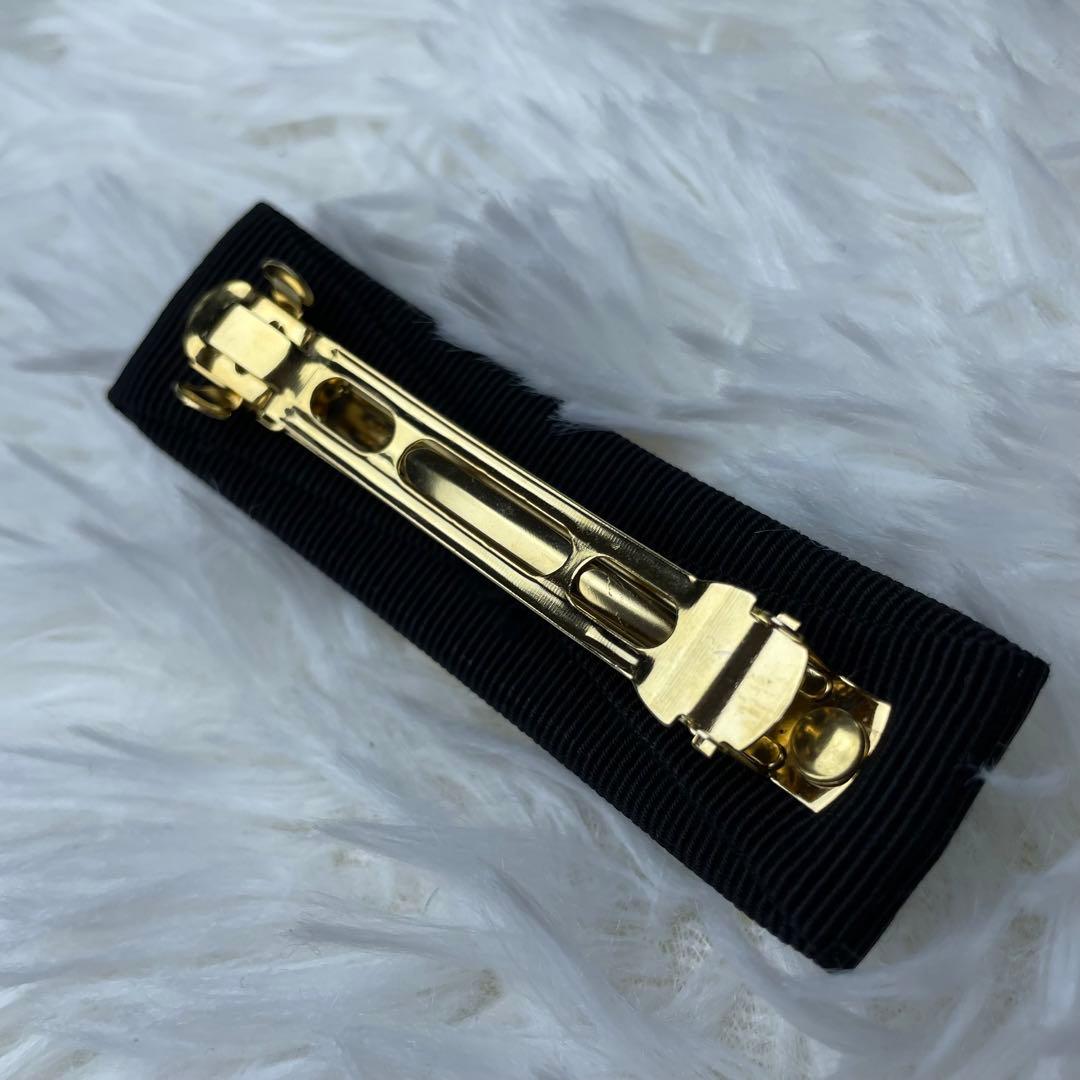 【美品】フェラガモ Ferragamo バレッタ ヴァラリボン リボン 黒