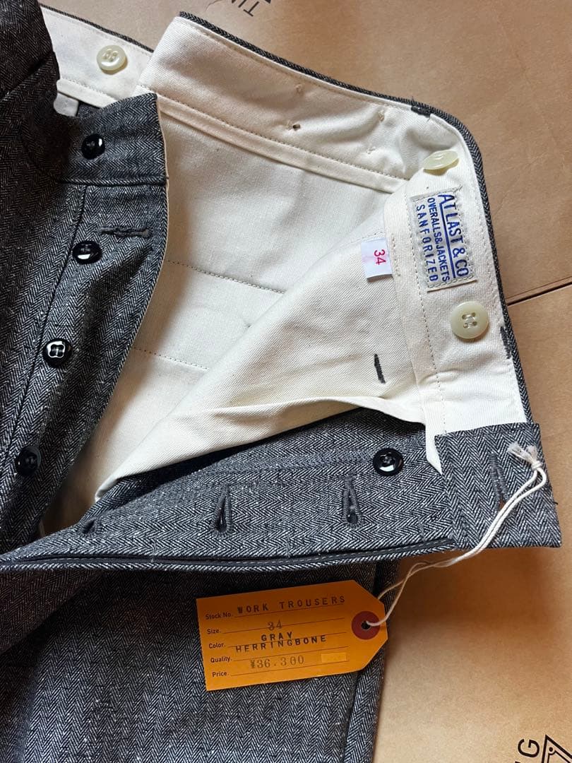 アットラスト　atlast&co atlast トラウザース　チノ　デニム　レア