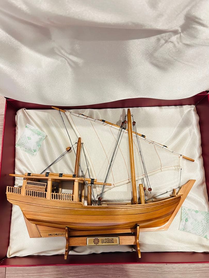 大阪　関西　万博　木製帆船モデル カタール館