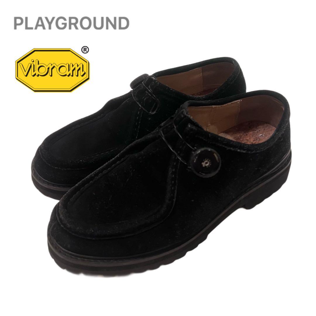 希少42★PG PLAYGROUND pg knock モカシンシューズ