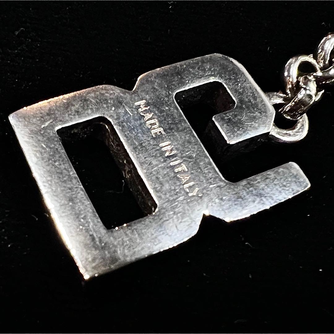 D&Gディー＆ジー◇ウォレットチェーン 2フック ロゴマークチャーム付mh593