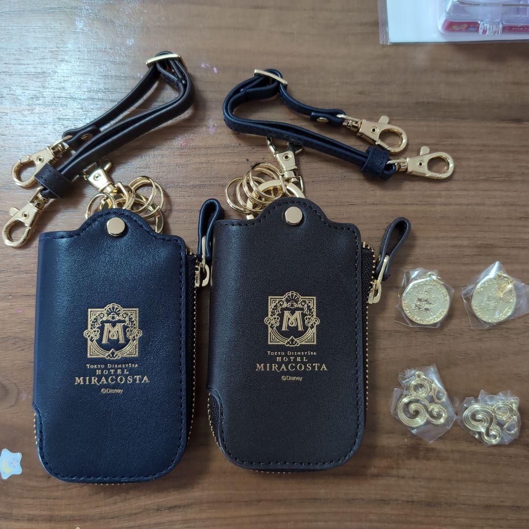 ミラコスタ キーホルダー付きポーチ 2個セット　箱なし