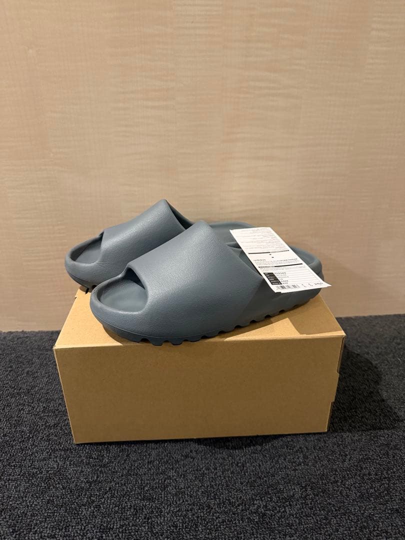 adidas YEEZY Slide Slate Marine 26.5 箱有