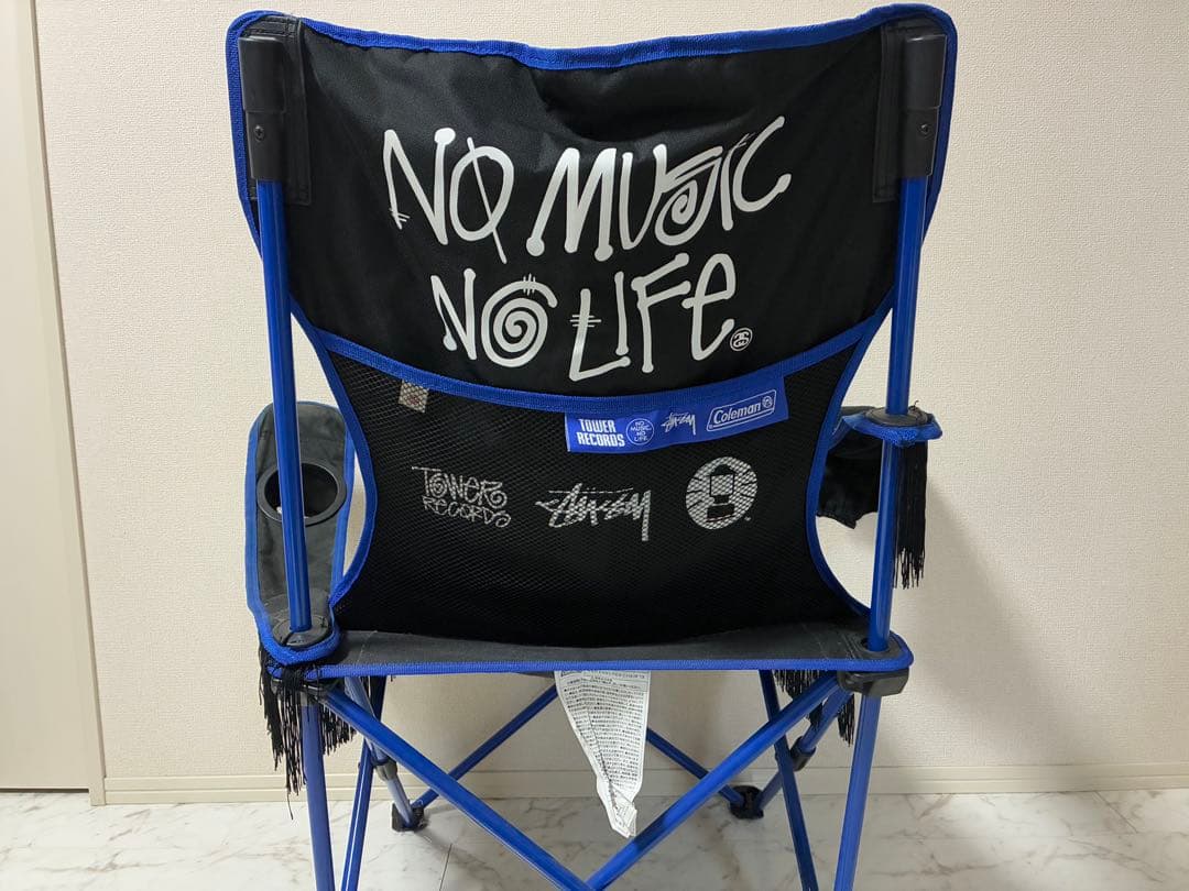 stussy × コールマン × タワレコ　トリプルネームチェア2脚セット