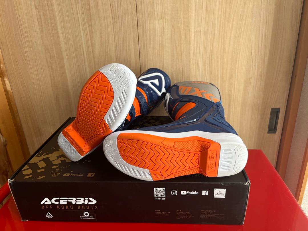 ACERBIS-x-TEAMモトクロスブーツ27.5cm US9 EUR43