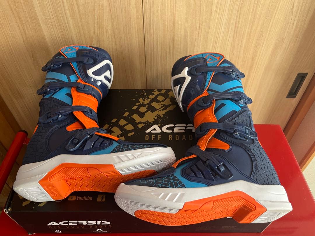 ACERBIS-x-TEAMモトクロスブーツ27.5cm US9 EUR43