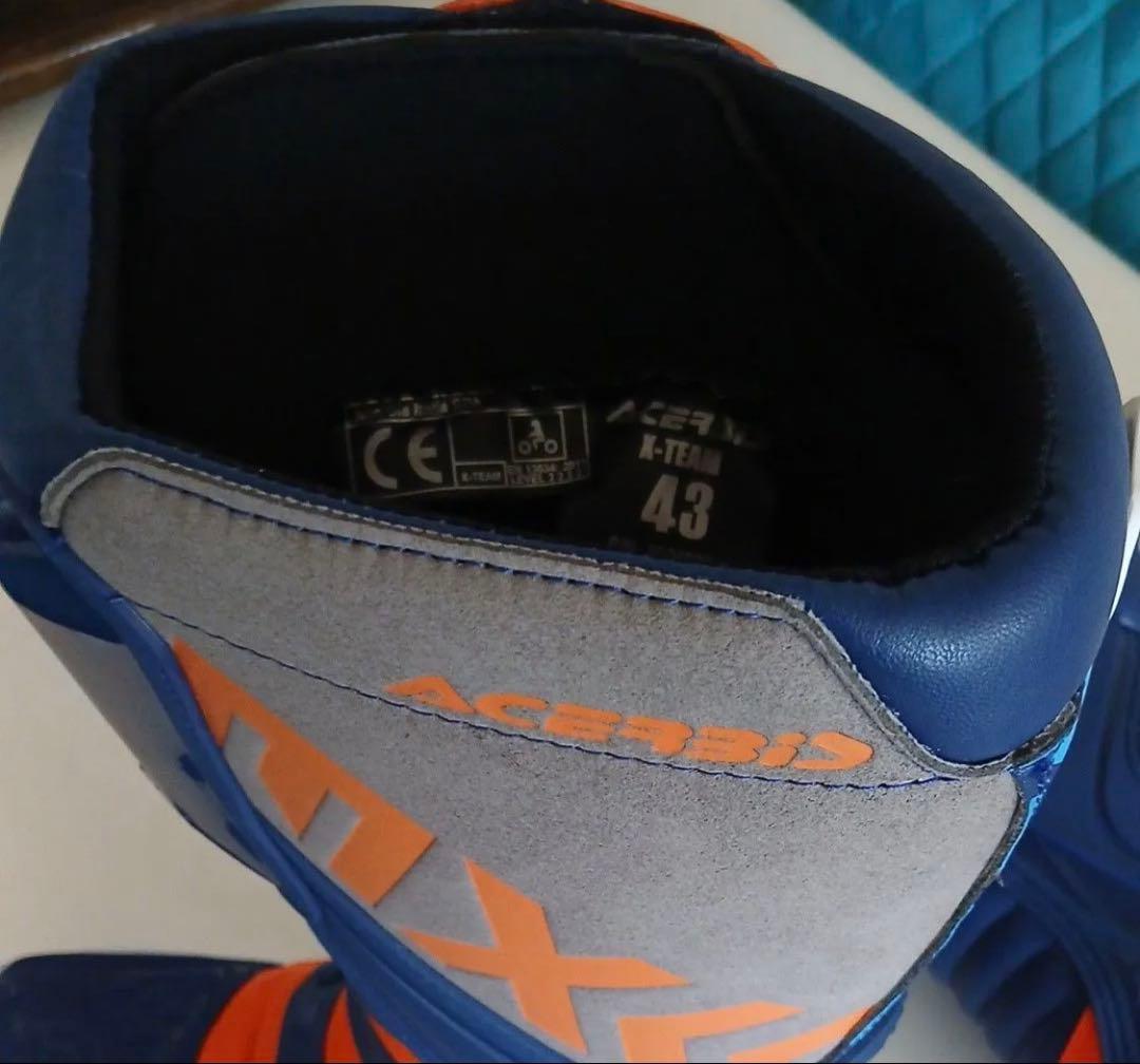 ACERBIS-x-TEAMモトクロスブーツ27.5cm US9 EUR43