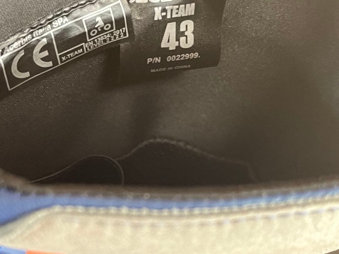 ACERBIS-x-TEAMモトクロスブーツ27.5cm US9 EUR43