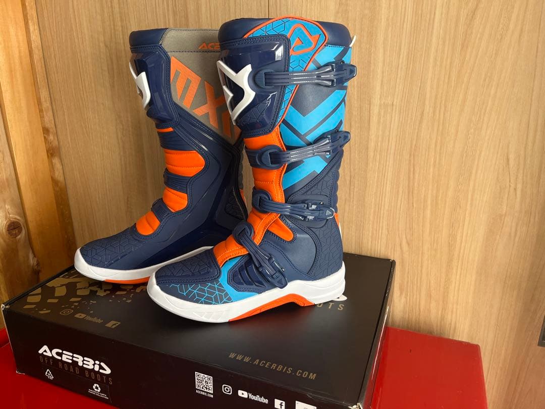 ACERBIS-x-TEAMモトクロスブーツ27.5cm US9 EUR43