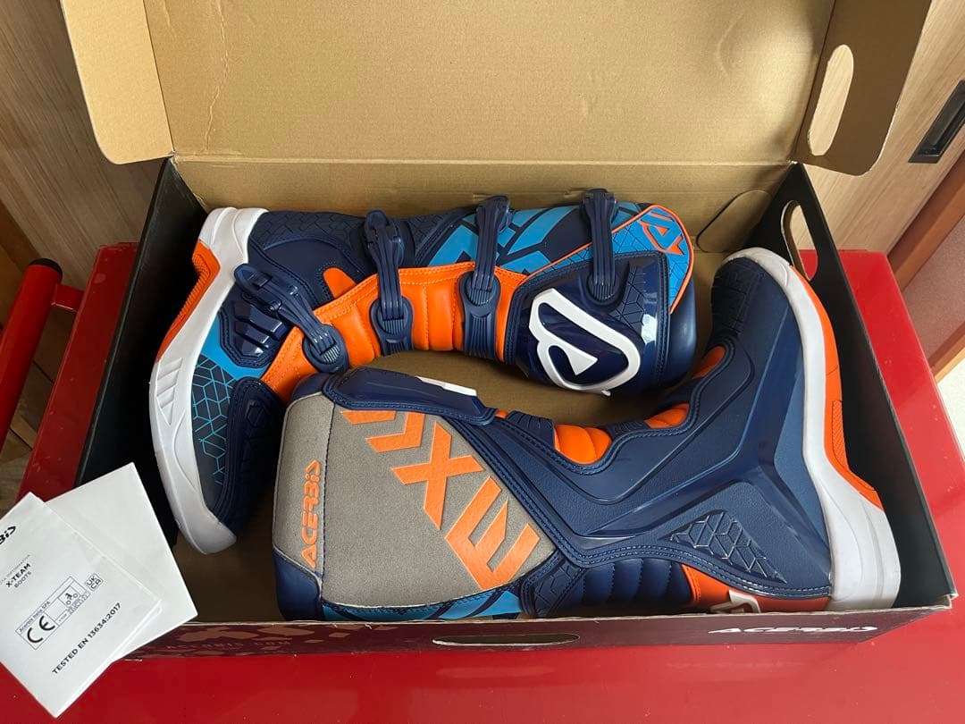 ACERBIS-x-TEAMモトクロスブーツ27.5cm US9 EUR43