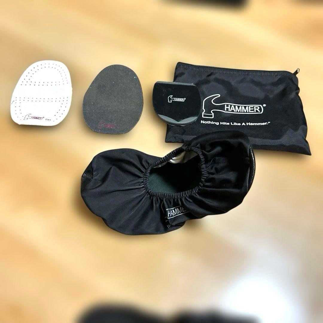 ハンマー社のボウリングシューズ ホワイト/ピンク