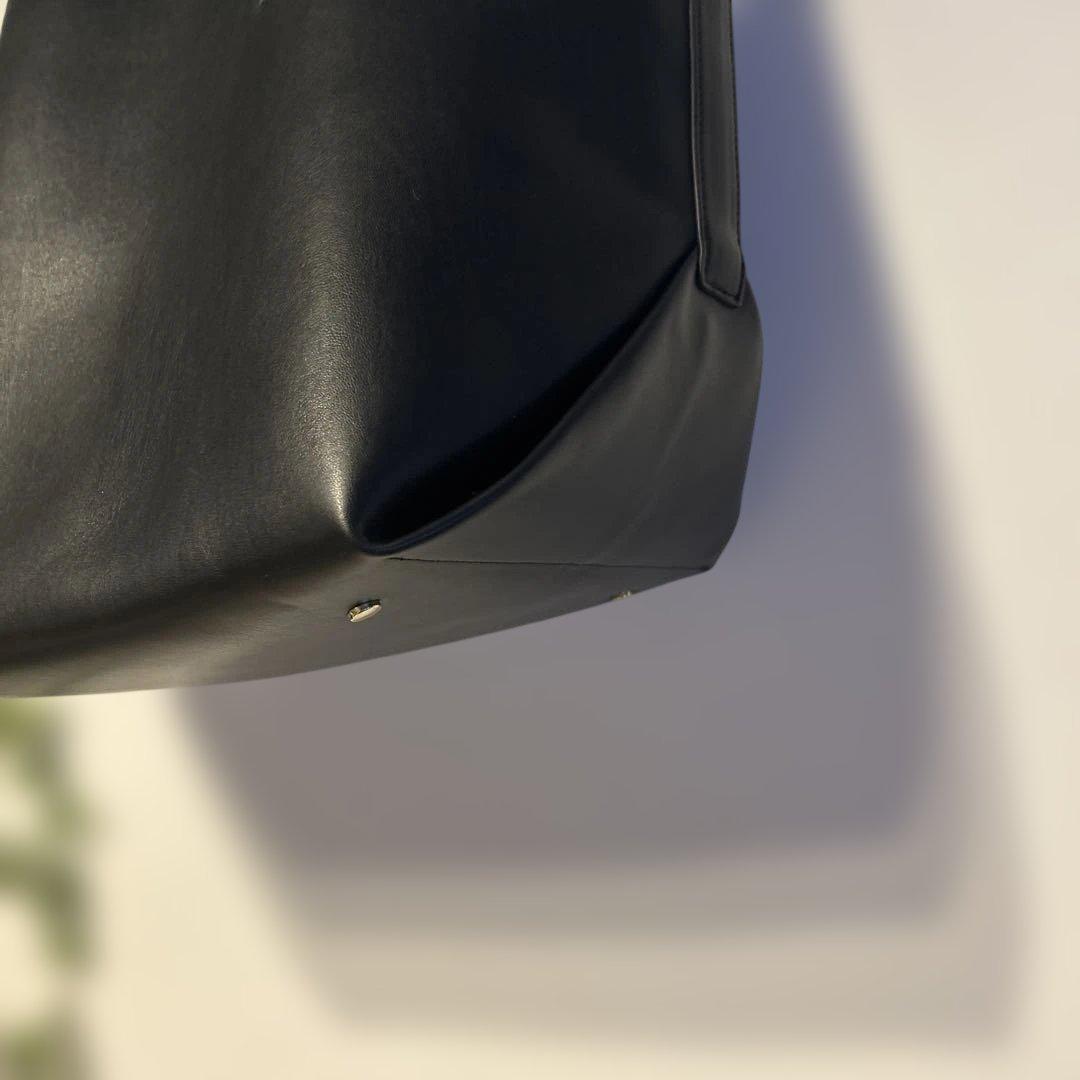 【未使用】&MyuQ アンドミューク　TOTE BAG トート　ブラックA4