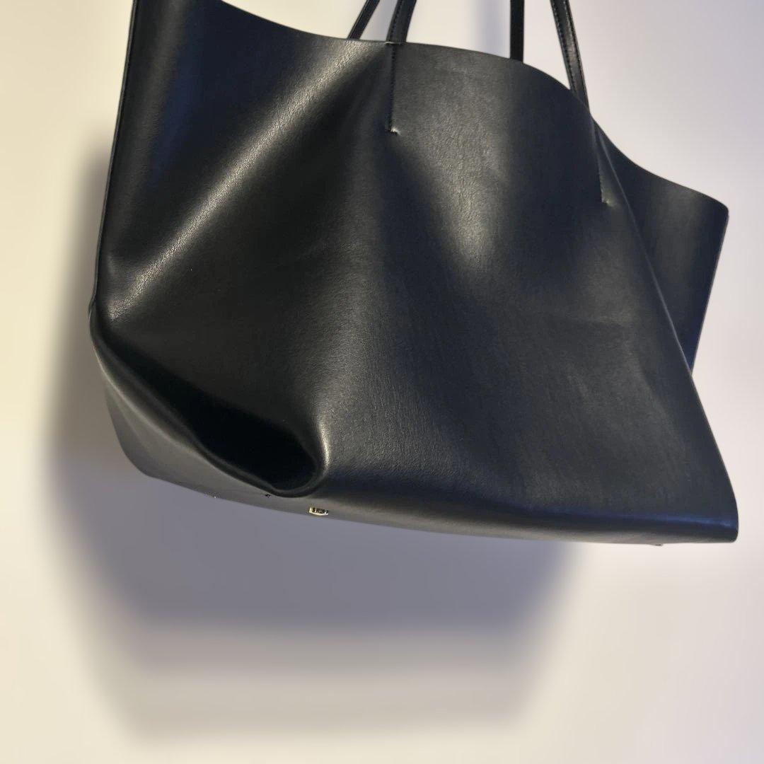 【未使用】&MyuQ アンドミューク　TOTE BAG トート　ブラックA4