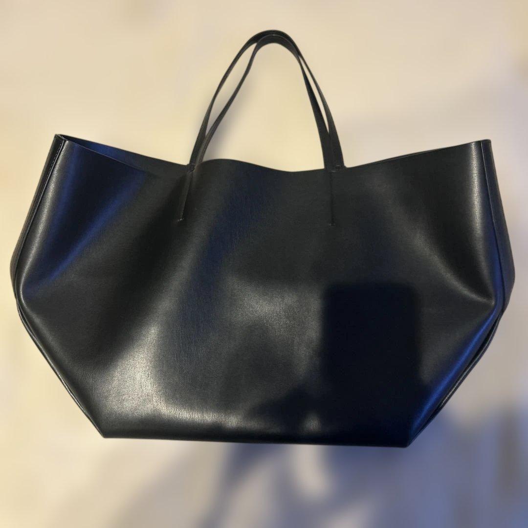 【未使用】&MyuQ アンドミューク　TOTE BAG トート　ブラックA4