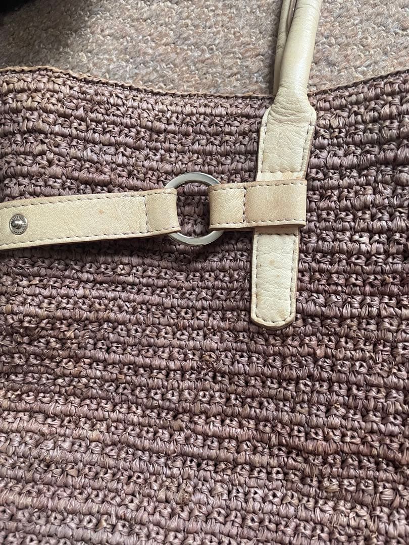 HELEN KAMINSKI ブラウン トートバッグ　かごバッグ