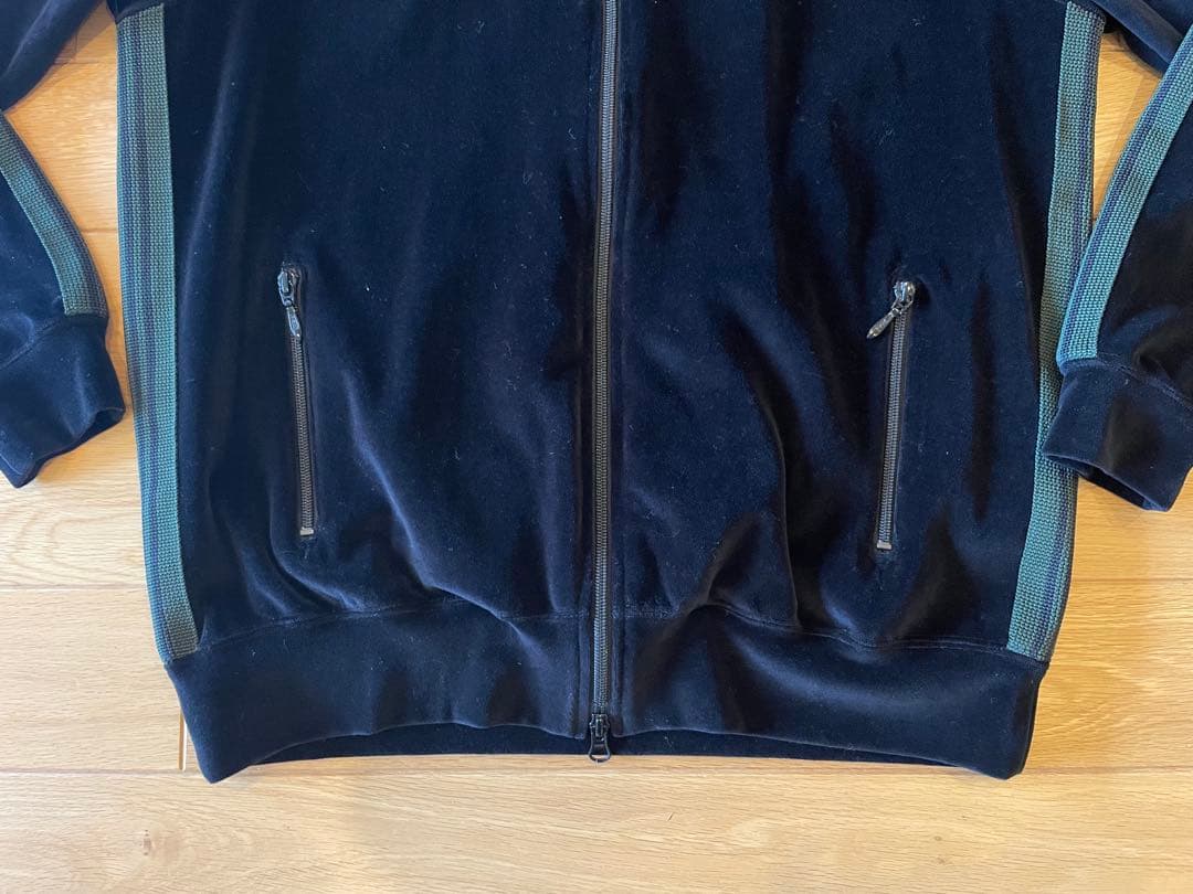 Needles TRACK JACKET ベロア ブラック 24AW