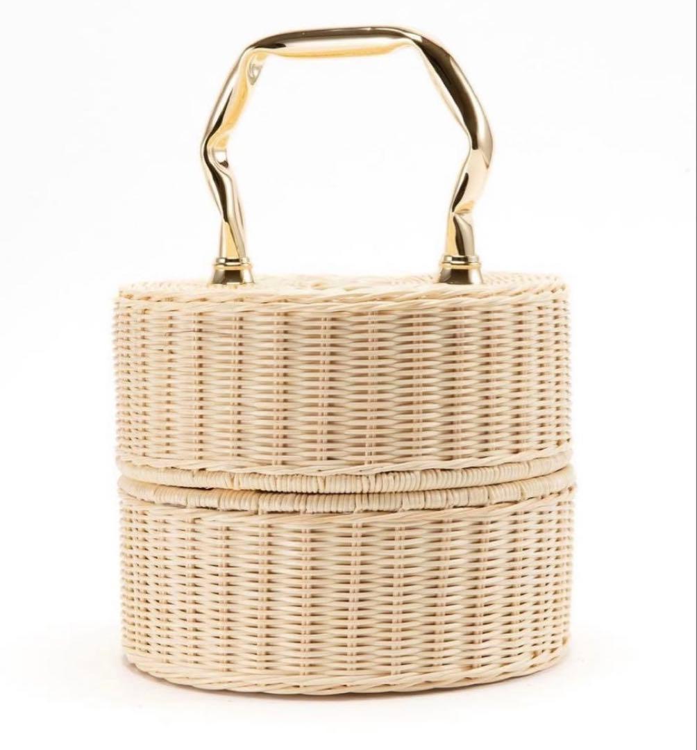 manimaris マニマリス　パンケーキ　かごバッグ