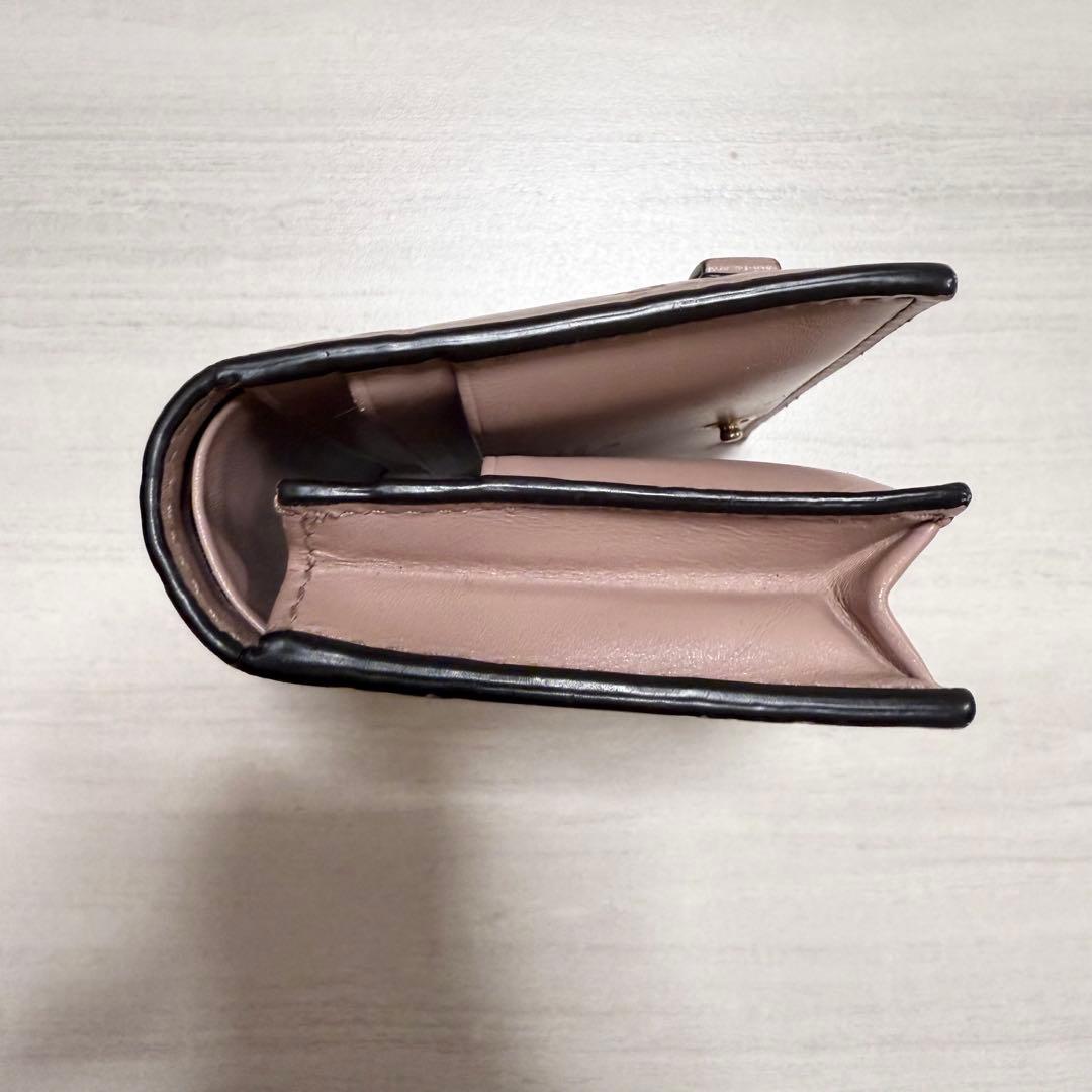 GUCCI ピンク 二つ折り財布 GG カードケース