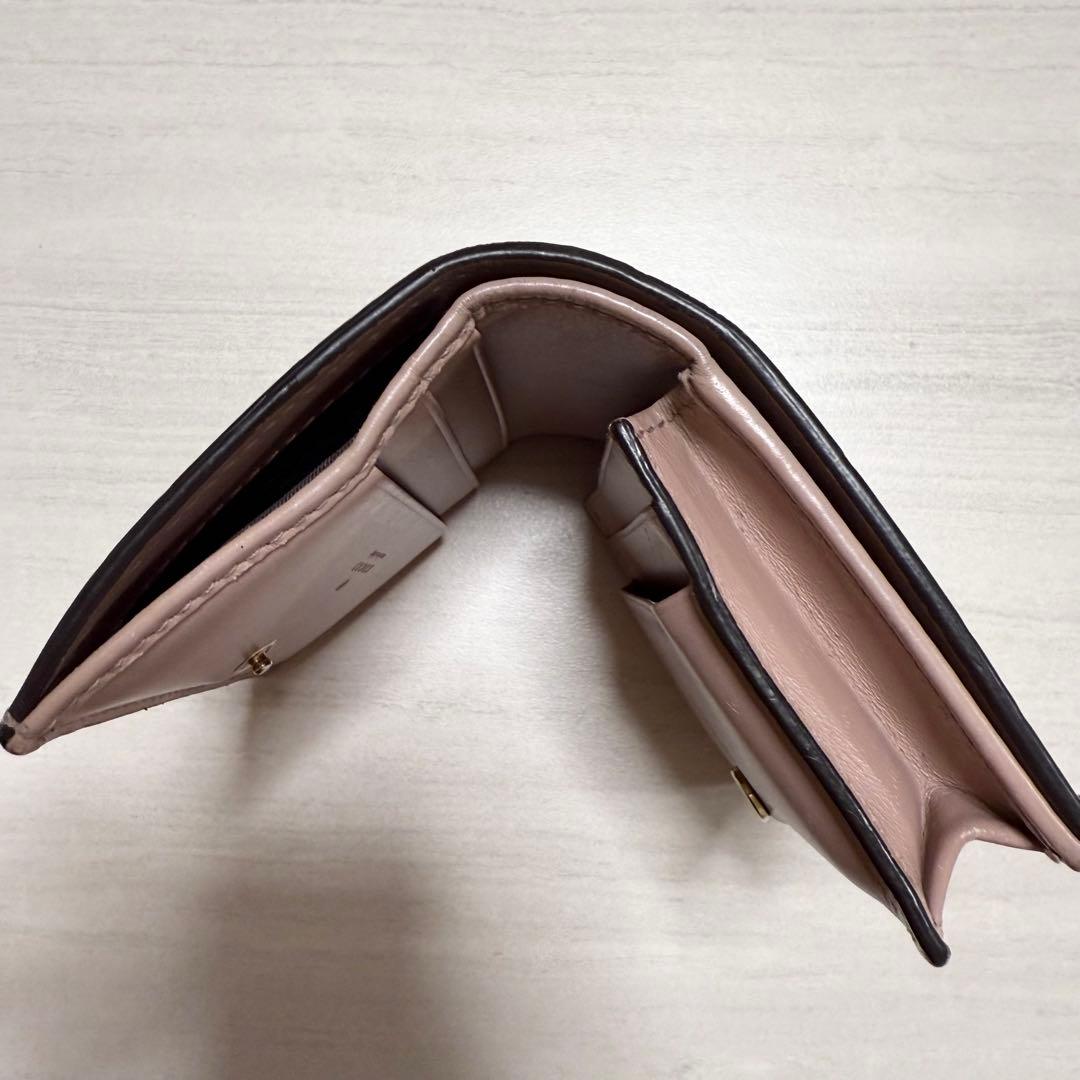 GUCCI ピンク 二つ折り財布 GG カードケース