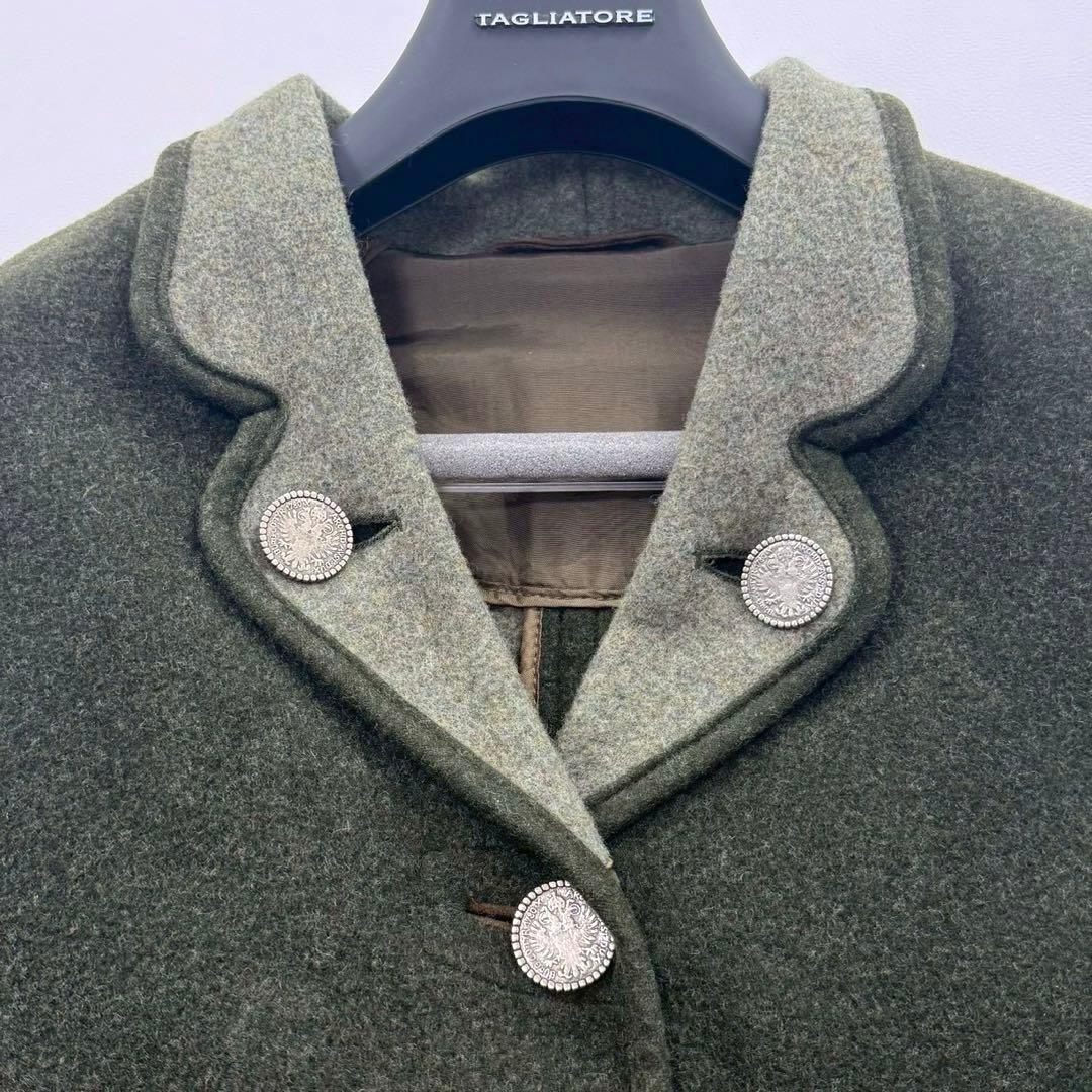 シュナイダー チロリアンジャケット ローデン ウール アルパカ 銀ボタン