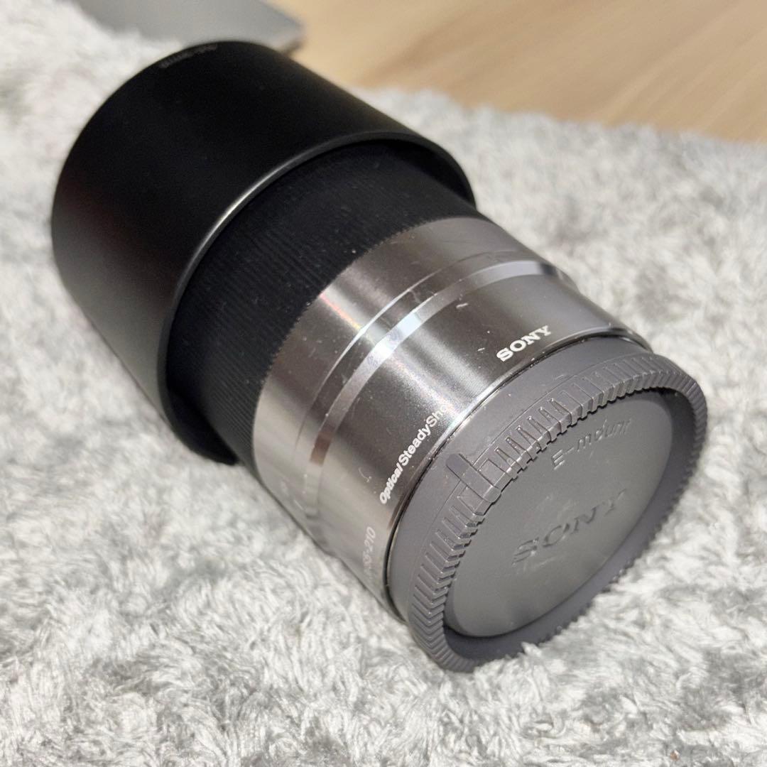 Sony SEL55210 ズームレンズ Eマウント 望遠レンズ シルバー