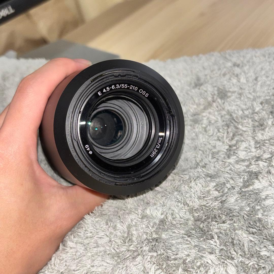 Sony SEL55210 ズームレンズ Eマウント 望遠レンズ シルバー