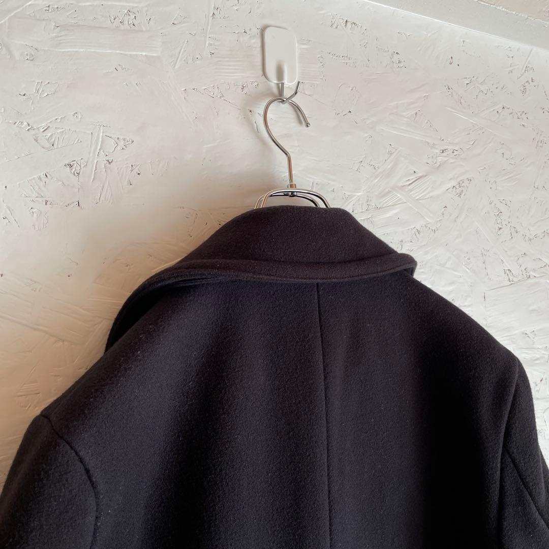 【POLO Ralph Lauren】ウールメルトンピーコート　ネイビー　M