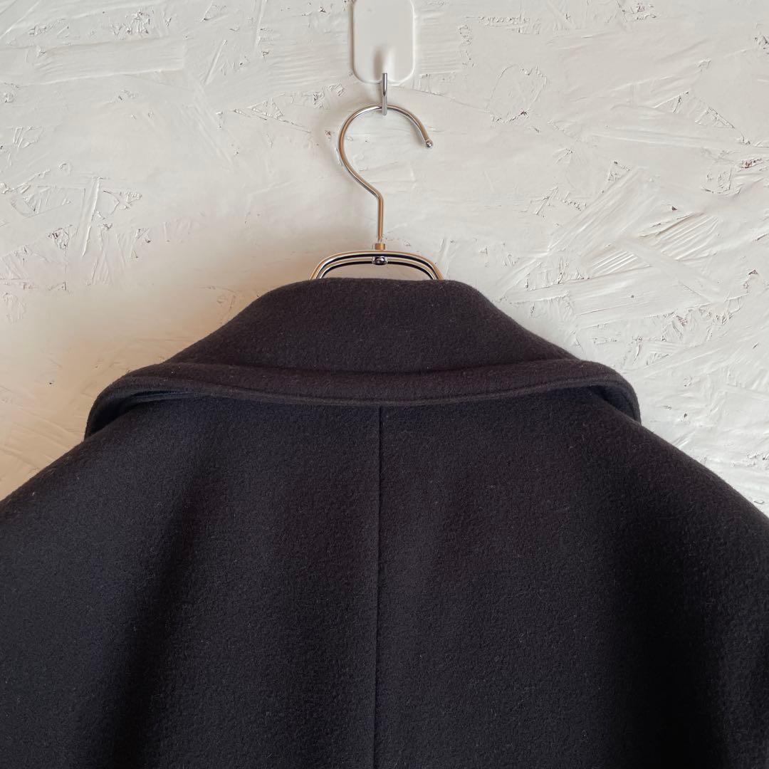 【POLO Ralph Lauren】ウールメルトンピーコート　ネイビー　M