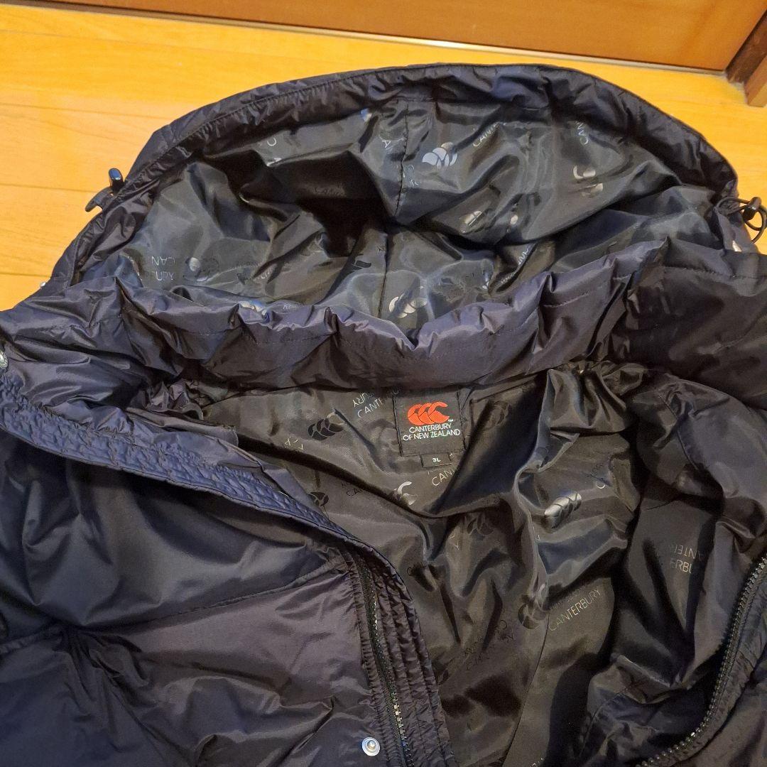 カンタベリーダウンコート【新品未使用】RA71662　黒　3Lサイズ