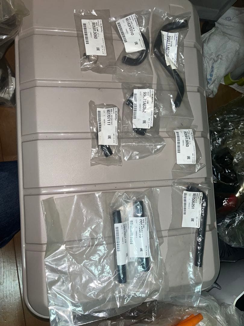 インプレッサＧＤＢ純正部品（ホース、センサー、加圧タンクその他）